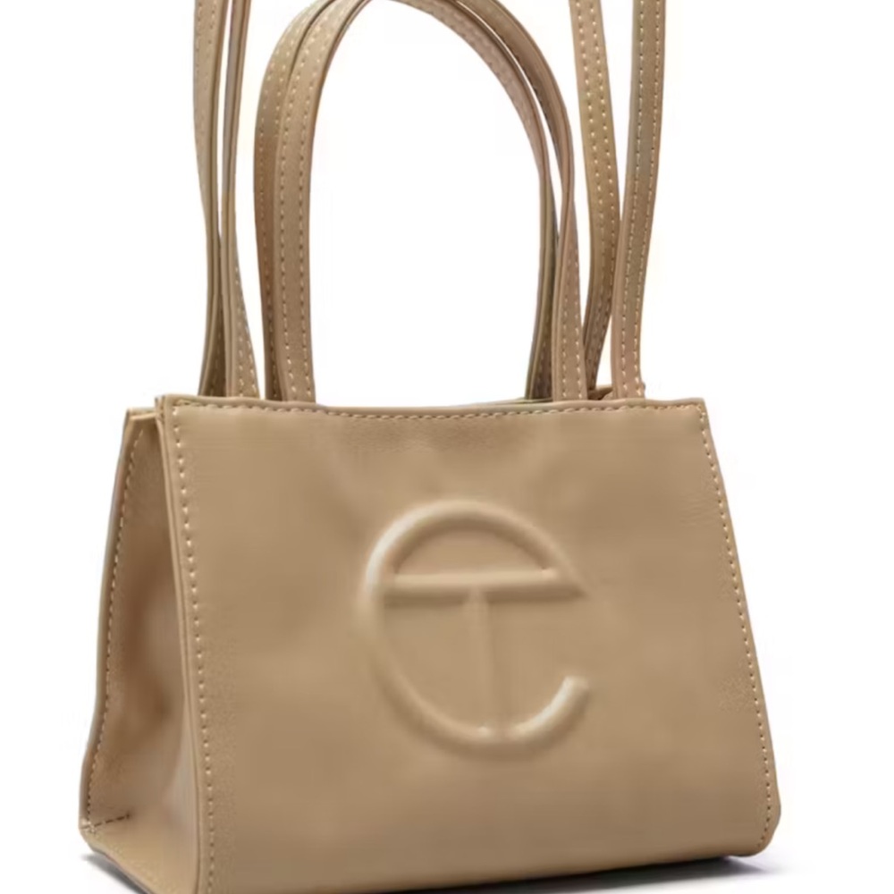Telfar Cream Shopping Bag